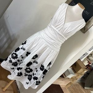 J.R. Nites by Carol Lin White Dress - Sz 8